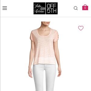 NWT Joie linen soft tee shirt